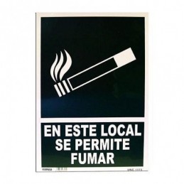 CARTEL A-3  SE PERMITE FUMAR