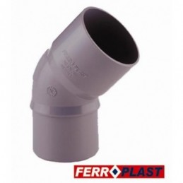 CODO PVC GRIS M-H 45 110MM....