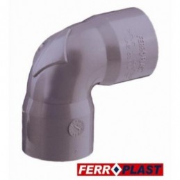 CODO PVC GRIS H-H 87 40MM....