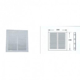 REJILLA EMPOTRAR BLANCA 20X20