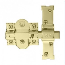 CERROJO 301-RP 80 DORADO 01114