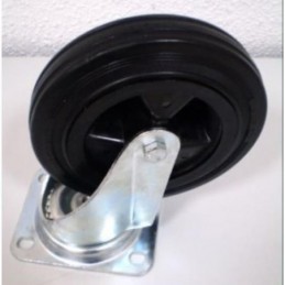 RUEDA GIRATORIA GOMA 140MM....