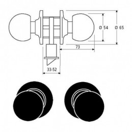 POMO BOLA 3905 UO LP TESA
