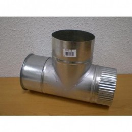 TE C TAPON GALVANIZADO 120 MM.