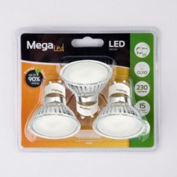 BOMBILLA GU10 SMD CRIST....