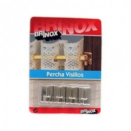 PERCHA PEQ. INOX-PLATA...
