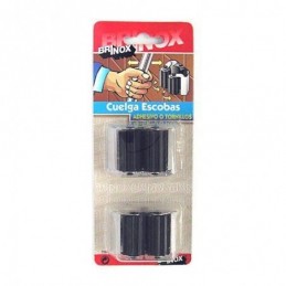 CUELGA ESCOB. C ROD. INOX...