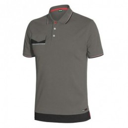 POLO BOOM GRIS ANTRA  NEGRO...