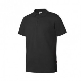 POLO STRETCH MC HOMBRE NEGRO